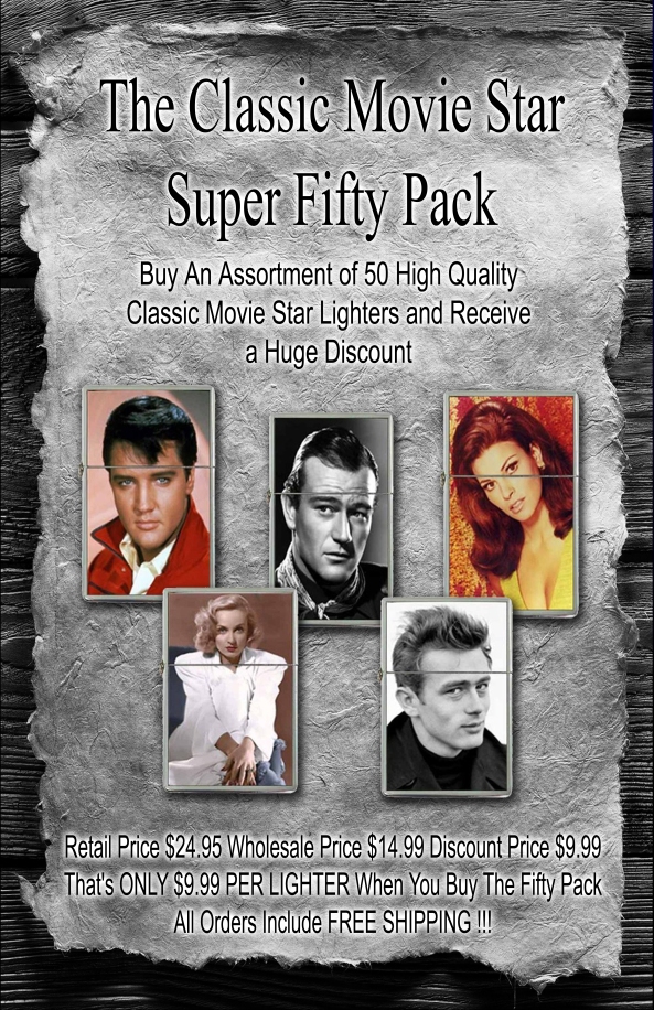 Classic Movie Star Lighter Collection